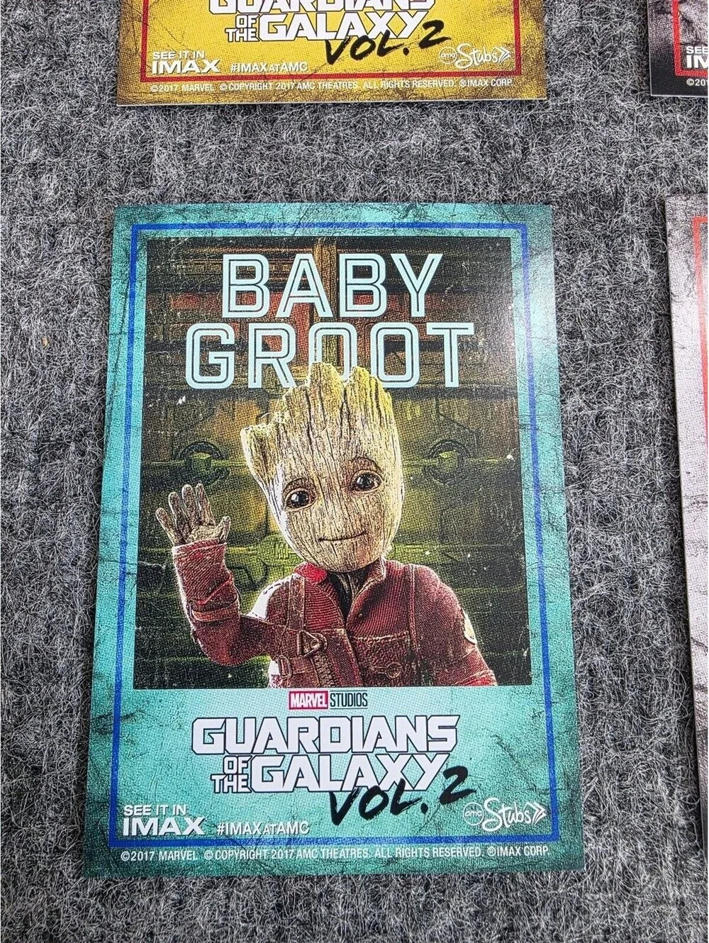 Guardians of the Galaxy Vol. 2 IMAX AMC Character Cards Set of 6